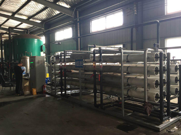 40T/h 钠滤＋反渗透装置    周口市官会皮革有限公司